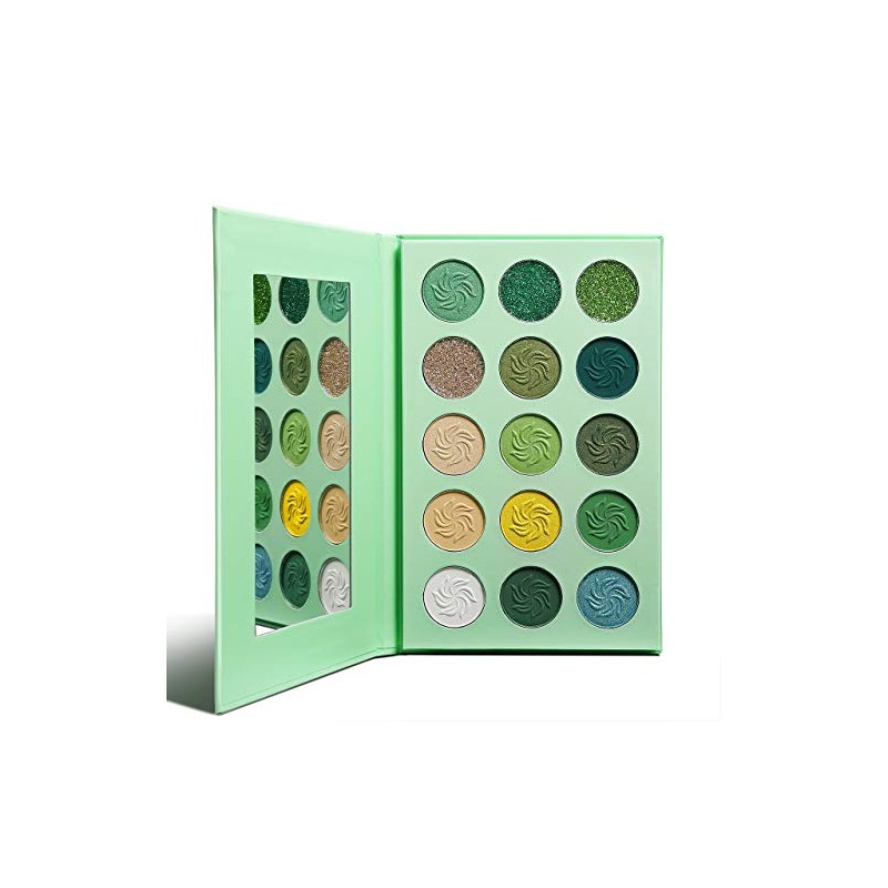 Afflano Pro - Paleta de sombras de ojos con purpurina