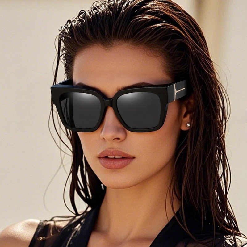 D Lolylad Polarised Over Sunglasses Men and Women, Large Sunglasses