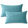 Artscope Set of 2 Cushion Covers, Plain Throw Cushion Cover,