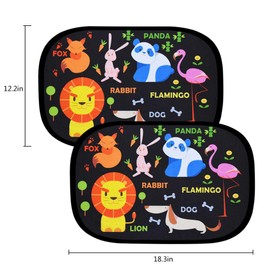 astarye Solar Protection Car SunShade Side Window Windscreen Roof Window for Children Adults Adsorption Electrostatic…