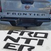 Unbranded Matte Black Raised Tailgate Letters for 2022-24 Nissan Frontier