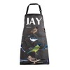 MBMSO Jay Bird Apron Bird Gifts for Bird Lovers Bird