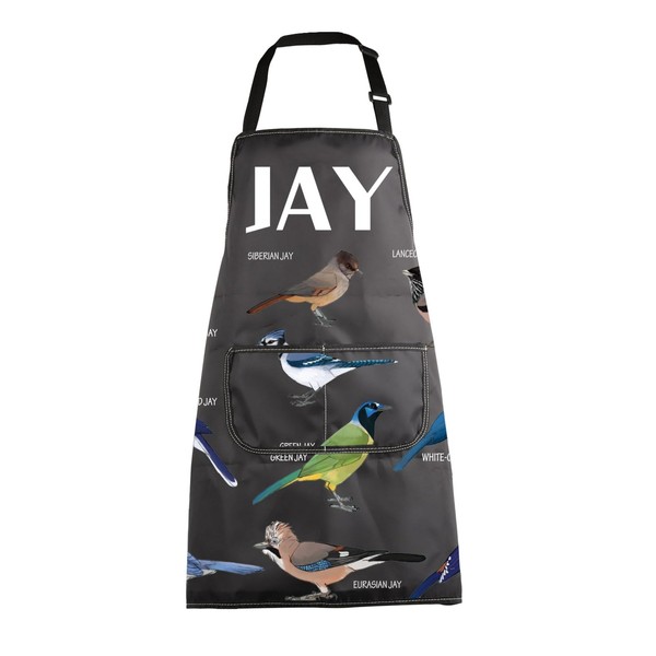 MBMSO Jay Bird Apron Bird Gifts for Bird Lovers Bird
