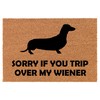 Welcome Doormat Coco Coir Door Mat Gift Sorry If You