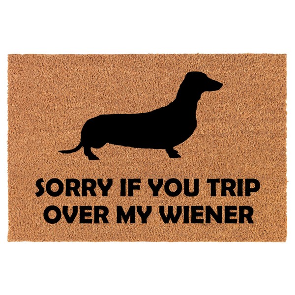 Welcome Doormat Coco Coir Door Mat Gift Sorry If You