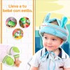 Hola Bebé Casco Antigolpes Para Bebé Y Par De Rodilleras