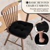 Basic Beyond Chair Cushions for Dining Chairs 6 Pack, Memory