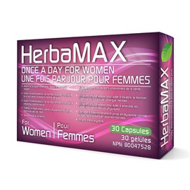 Herbamax HerbaMAX for Women - 30 Capsules | HerbaMAX Once a Day for Women | NPN 80047528 |
