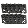 Rhombutech Set of 10 Whisper Quiet Sliding Bearing Fan 70