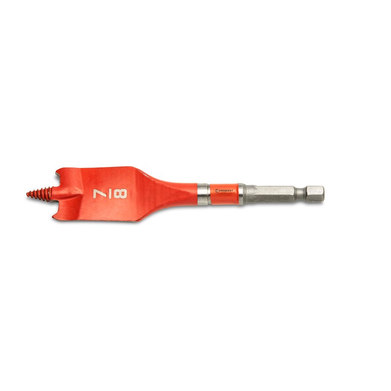 Crescent Screw Point Spade Drill Bit | 4" x 7/8"