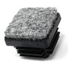 Design61 4x Lamellar Plugs with Felt 25 x 25 mm