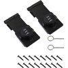 2X 110mm Mechanical Password Rotary Hasp Locks Door Security Slide