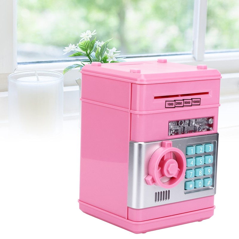 Piggy Bank Mini Automatic Coins Saving Box Home Furnishing Article