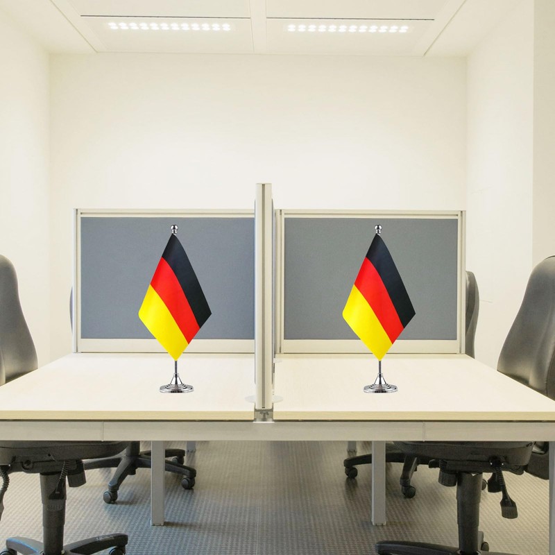 German Desk Flag Germany Small Mini Table Flags Decorations(German)