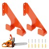 Mtanlo 2 Pack Heavy Duty Chainsaw Hanger Wall Mount -