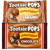 Caramel and Chocolate Tootsie Pops Limited Edition 2-pack Flavor Bundle,
