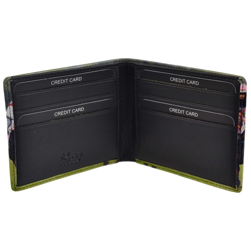 Mens Leather Horse Racing Bi-Fold Wallet by Retro Gift Box