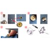 RERI Press Studs with Pliers Set of 40 15 mm
