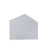 10' x 20' White Canopy Entrance Panel with Zippers (Front
