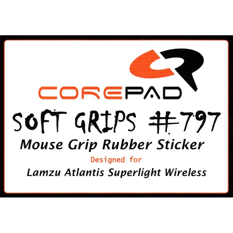 Corepad Soft Grips Lamzu Atlantis Superlight Wireless Grips, 1 Set