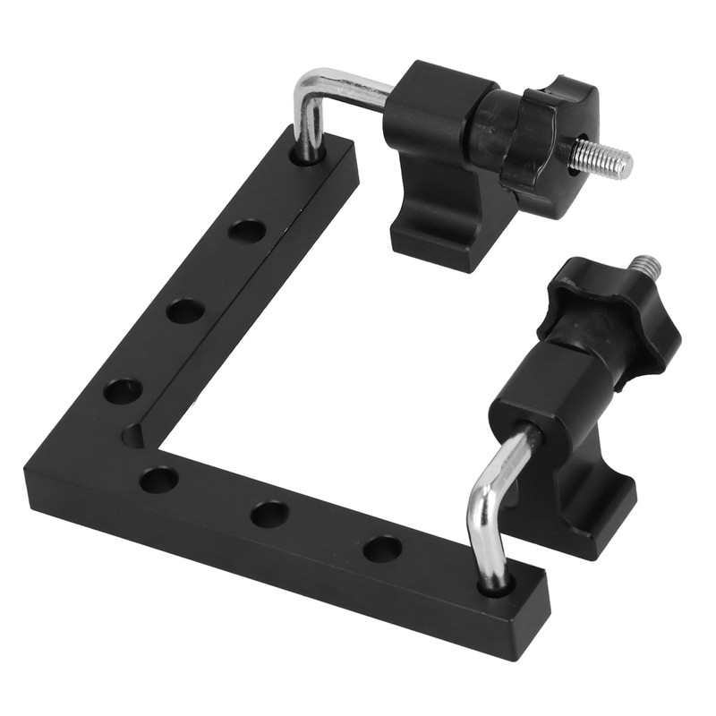2pcs 90 Degree Positioning Squares L Shape Black Splicing Fixed