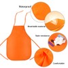 Caydo 12 Pieces 12 Colors Children's Artists Fabric Aprons for
