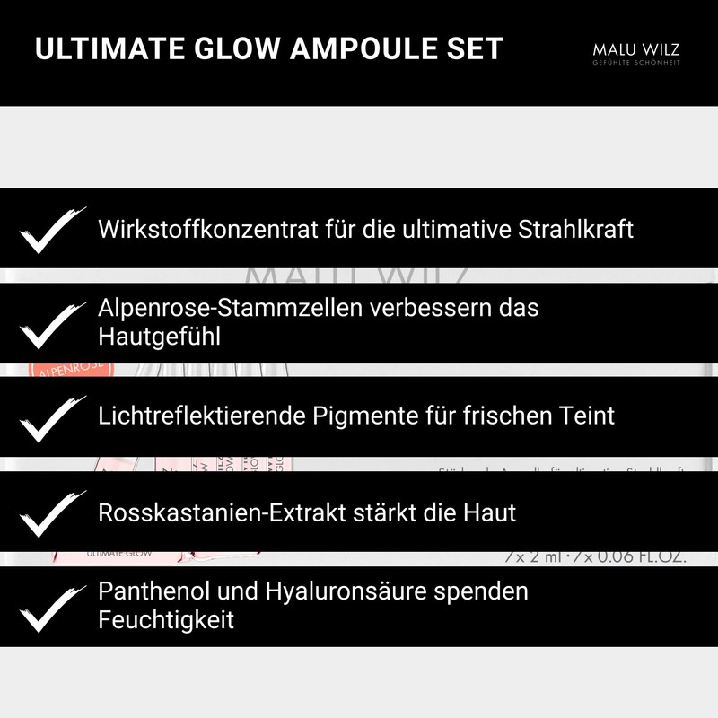 Malu Wilz Ultimate Glow Ampoule Set 7 x 2 ml,
