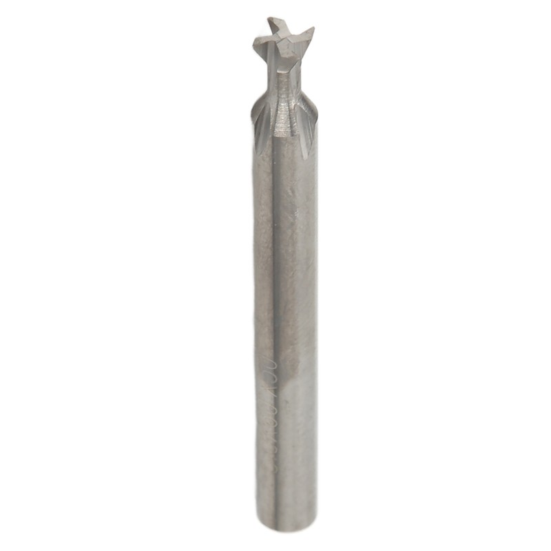 Dovetail End Mill Cutter High Hardness Alloy 5mm 4 Flutes