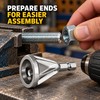 5 Pack Stainless Steel External Deburring Chamfer Tools with 7mm