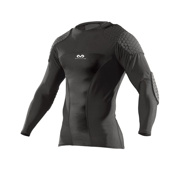 makudabiddo Hex Goalkeeper Shirt Long Black M7738 BK , black