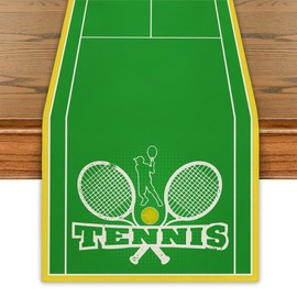 Tennis Party Decorations Tennis Ball Table Runner Tennis Birthday Decorations Tennis Decorations for Simple Life Home Party