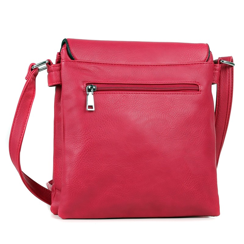 AOSSTA Women's Cross Body Shoulder Messenger Bag Multiple Slip and