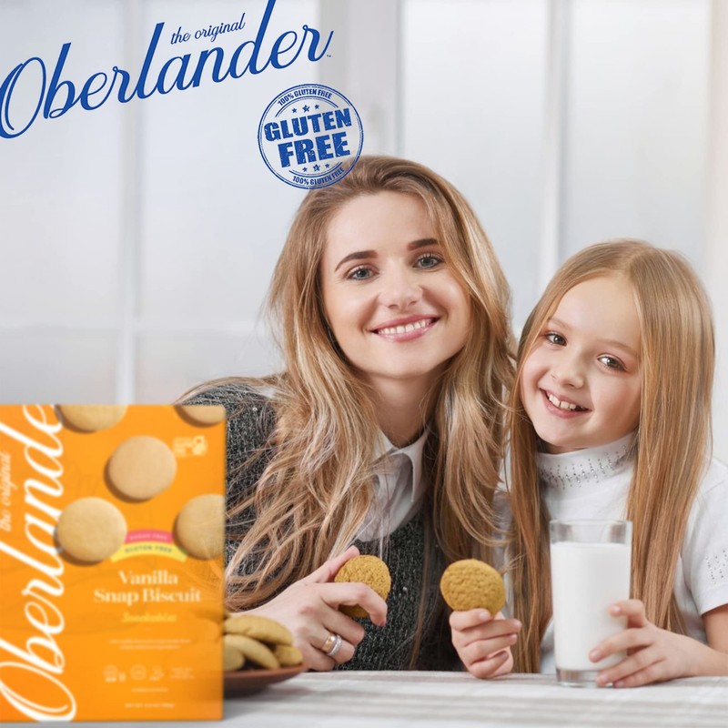 Oberlander Gluten Free, Certified Kosher For Passover, Snackable, "SUGAR FREE"