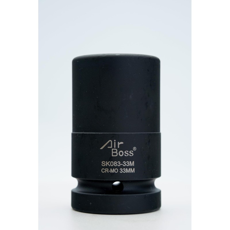 AirBoss 33MM 1" Drive CR-MO Steel DEEP 6 Point, Radius