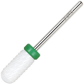 PANA Smooth Top Small Barrel 3/32" Ceramic Bit - Coarse Grit - Fast remove Acrylic or Hard Gel Nail Drill Bit for Manicure Pedicure Salon Professional or Beginner