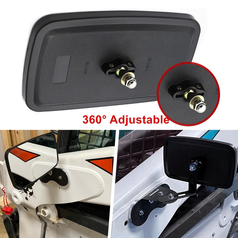 Tractor Mirrors,Forklifts Mirror, Universal Truck Mirror, Rear or Side View
