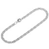 NKlaus 12623 Men's Bracelet 925 Sterling Silver 19 cm S