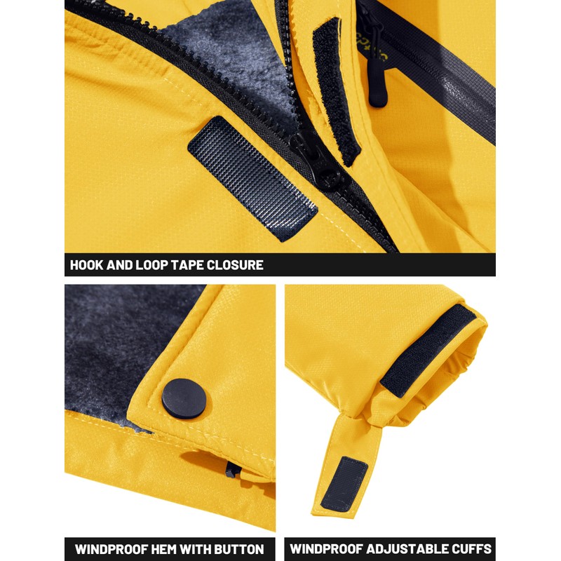 TACVASEN Winter Parka - Men's Snowboard & Skiing Jacket -