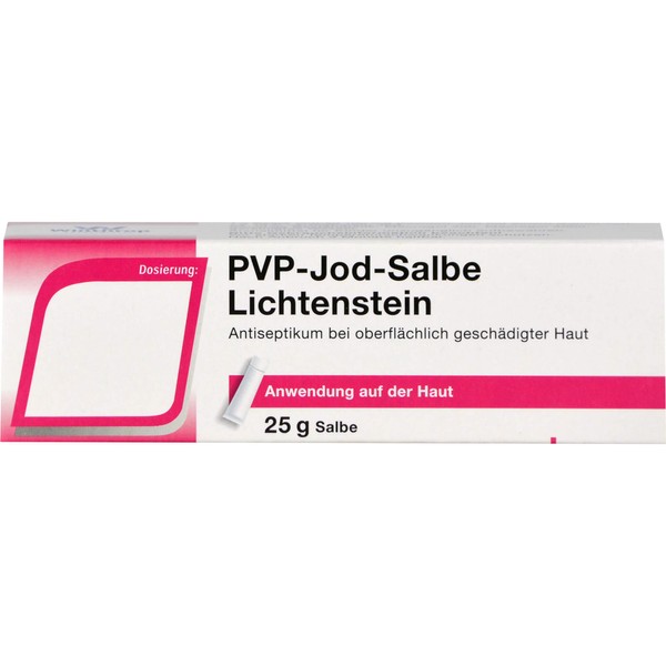 PVP-Jod-Salbe Lichtenstein 100 mg/g, 25 g SAL
