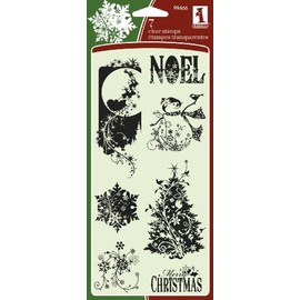 Inkadinkado Holiday Silhouettes Clear Stamps by Inkadinkado