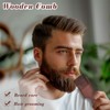 Men's Beard Pick - Wooden Hair Comb with Coarse Teeth