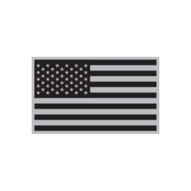American Flag Heat Transfers - Grey OSFM