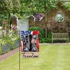 Independence Day Garden Flag Freedom Boots 12x18 Inch Double Sided