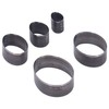 5PCS Leather Die Cutter Egg Shape Oval 20‑60mm Punching Die