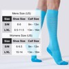 CelerSport 3 Pairs Compression Socks for Men and Women 20-30