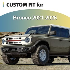 SKYLOTEC Window Pillar Cover Sticker for Ford Bronco 2021-2026 Accessories