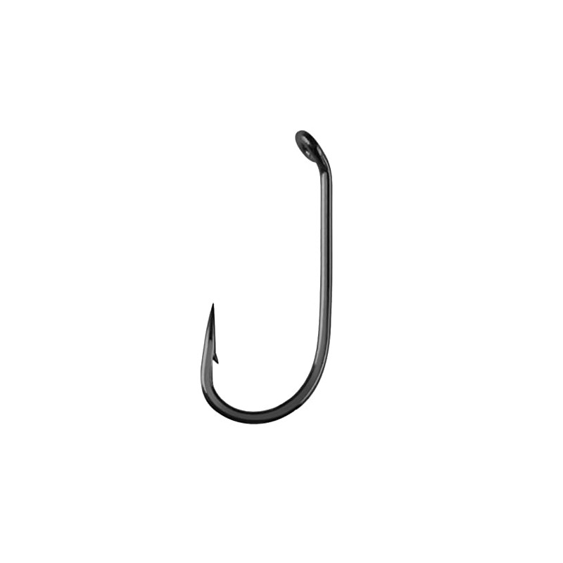 Mustad Gancho para Mosca seco, 94833, 2XF, Forjado, Ojo hacia