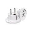 EXTRASTAR 2 Pack Travel Adapter International Plug Adapter to France