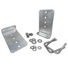 2 Pack 8" Galvanized L-Type Bunk Bracket Kit for Boat