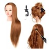 Cabeza De Entrenamiento De Maniquí De Peluquería 24 Pulgadas